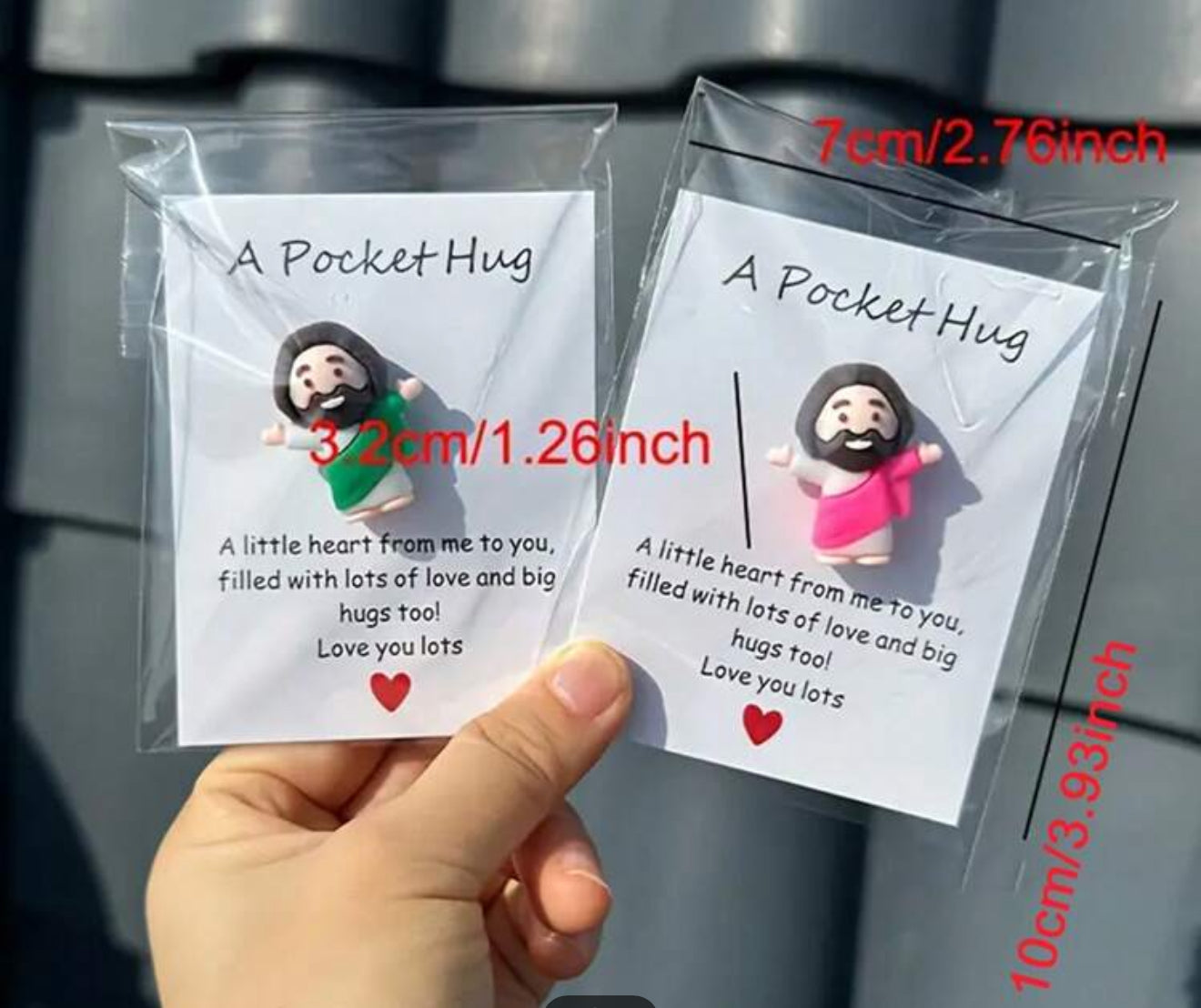 TLC Pocket Hug Jesus