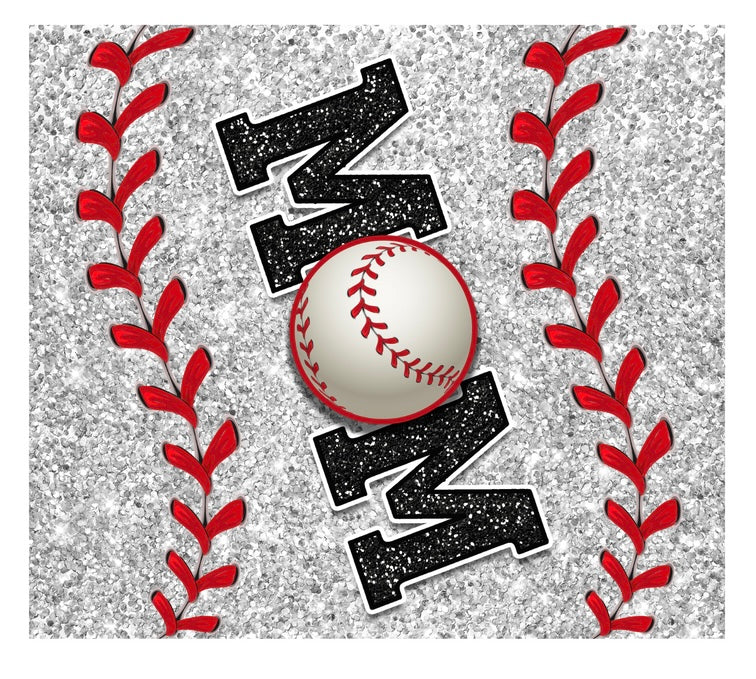 TLC Baseball Mom Glitter