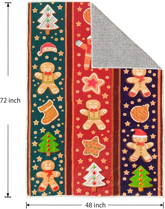 TLC CHRISTMAS GINGERBREAD RUG