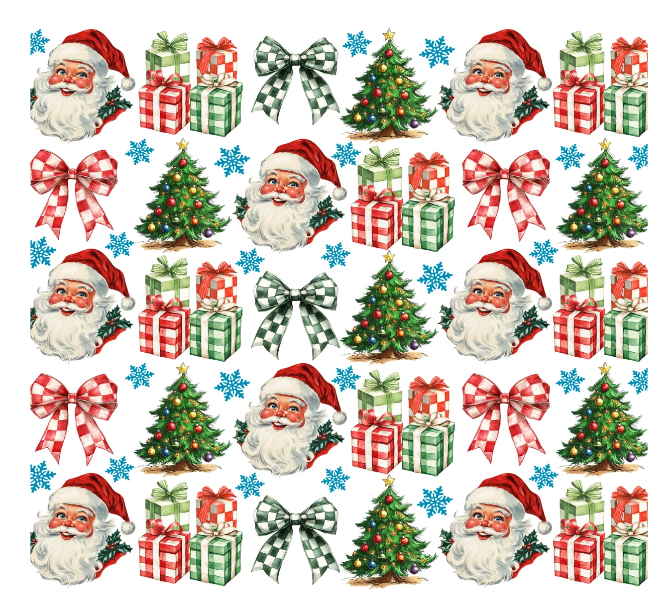 TLC SANTA CHRISTMAS BOW