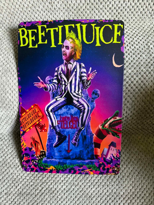 Beetlejuice Sign