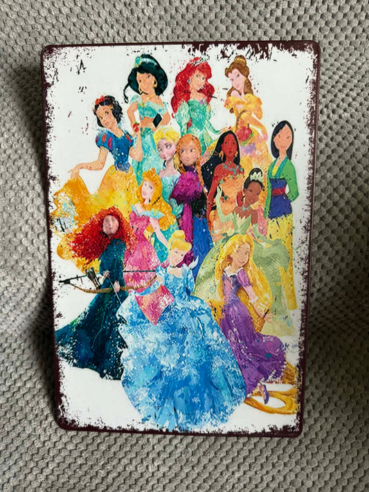 Princess Metal Sign