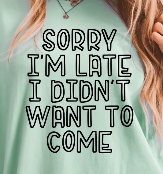 TLC SORRY I'M LATE