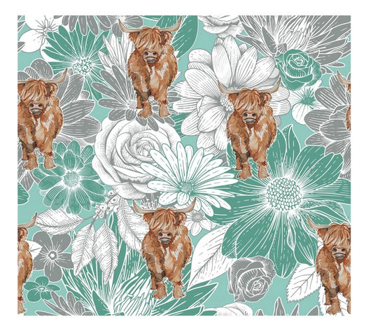 TLC Teal Cow