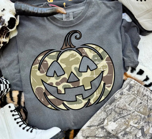 TLC Camo Jack-o- lantern