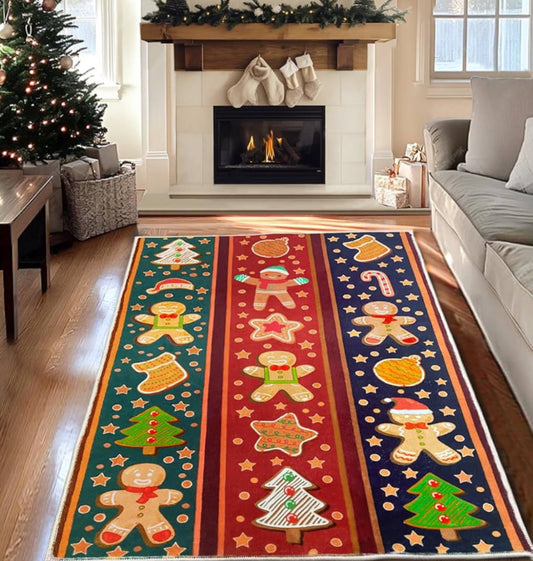 TLC CHRISTMAS GINGERBREAD RUG