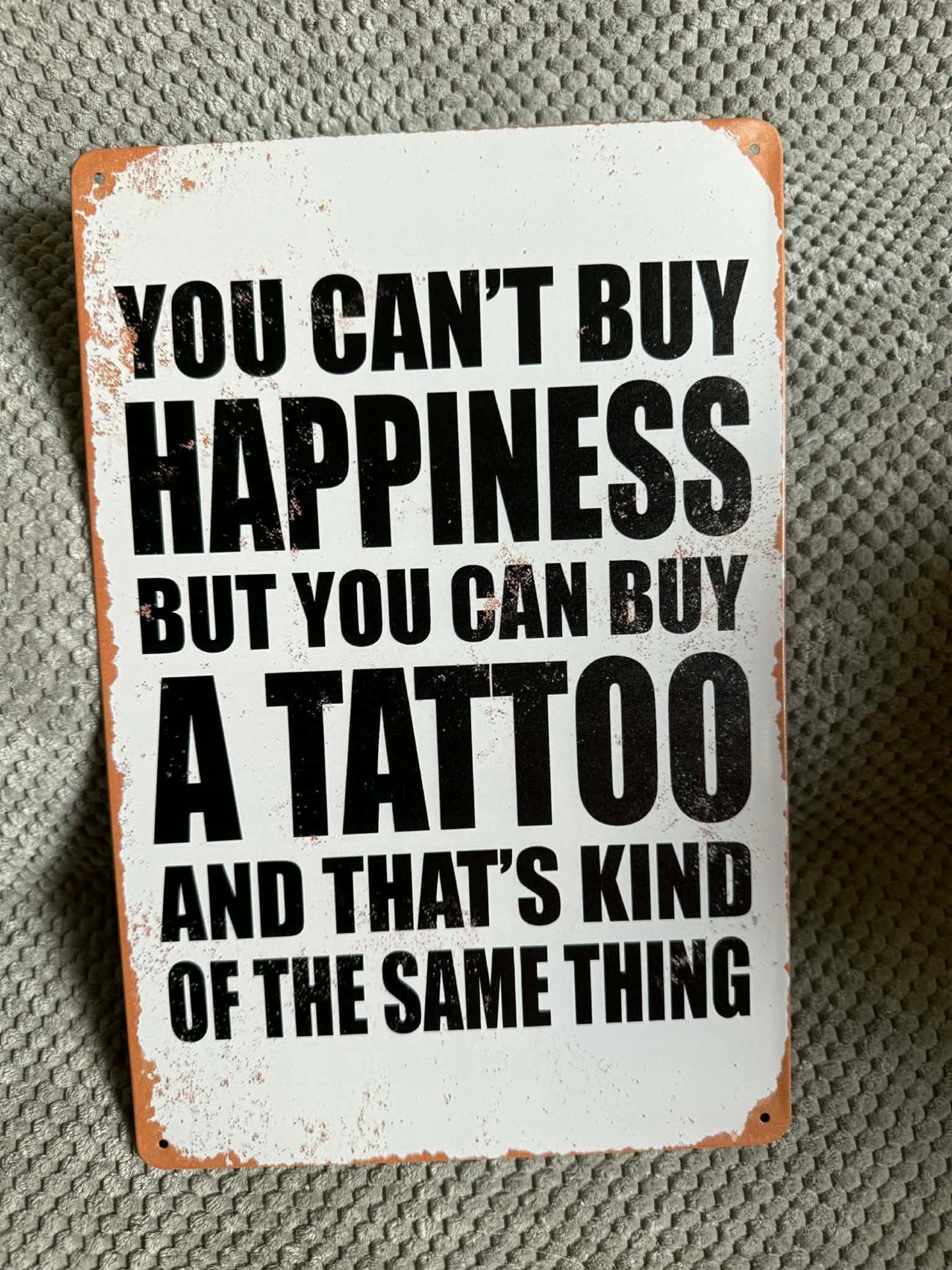 Tattoo Metal Sign