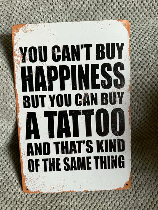 Tattoo Metal Sign