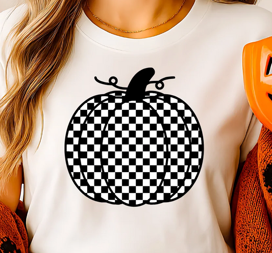 TLC CHECKERED PUMPKIN