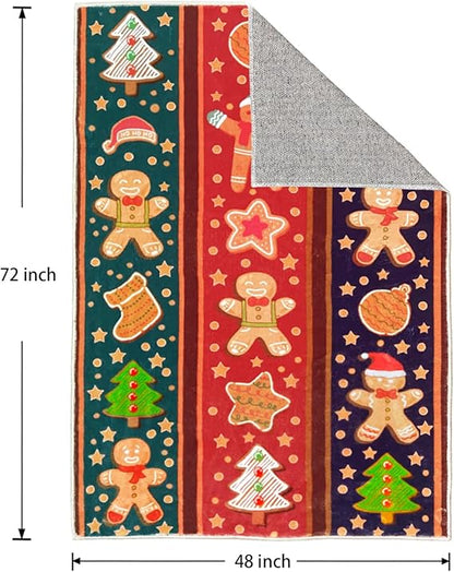 TLC CHRISTMAS GINGERBREAD RUG