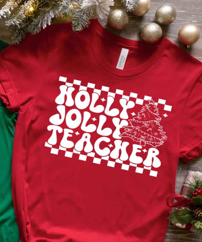 TLC HOLLY JOLLY TEACHER