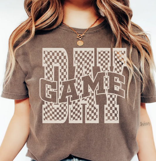 TLC GAME DAY CHECKERED